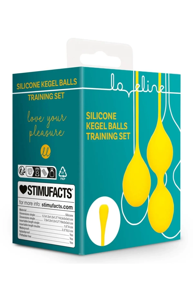 Loveline Silicone Kegel Balls Training Set - kulki do treningu mięśni Kegla 3.webp