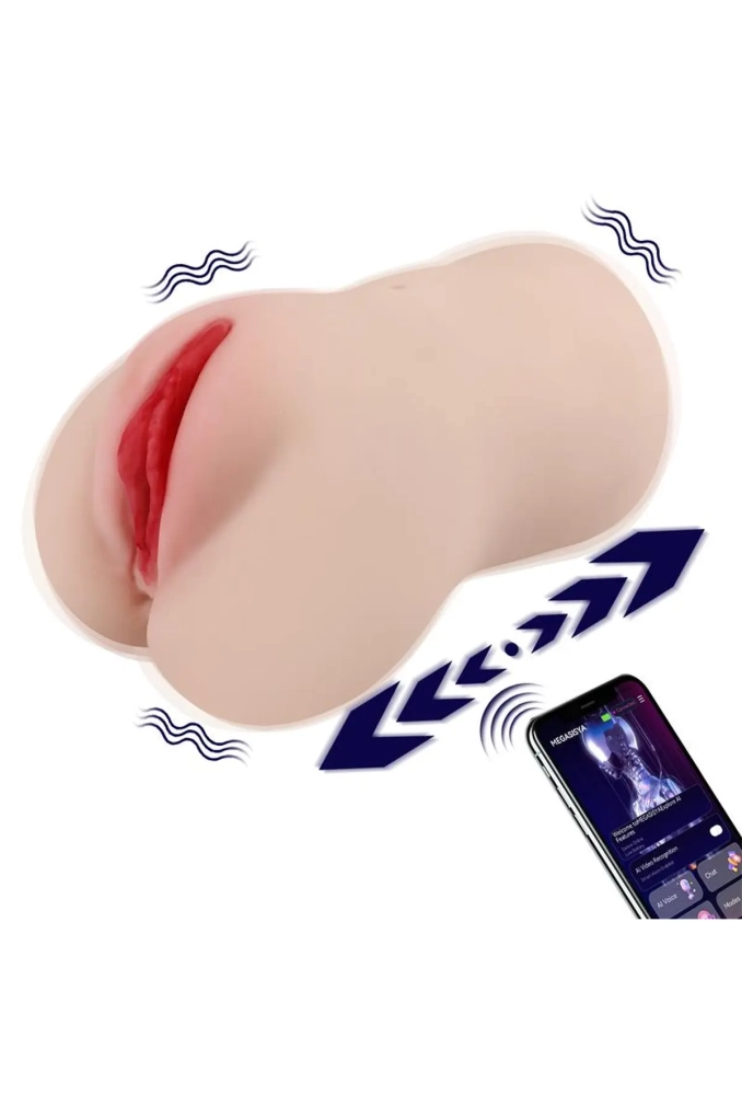 XISE Eliza - sztuczna pochwa i anus z wibracją oraz ssaniem 3.webp