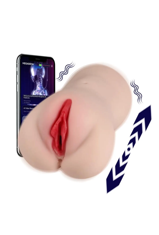 XISE Eliza - sztuczna pochwa i anus z wibracją oraz ssaniem 4.webp