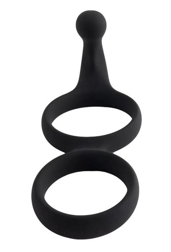 Double Penis Ring Solid Silicone 5040 mm  - podwójny pierścień erekcyjny 3.webp