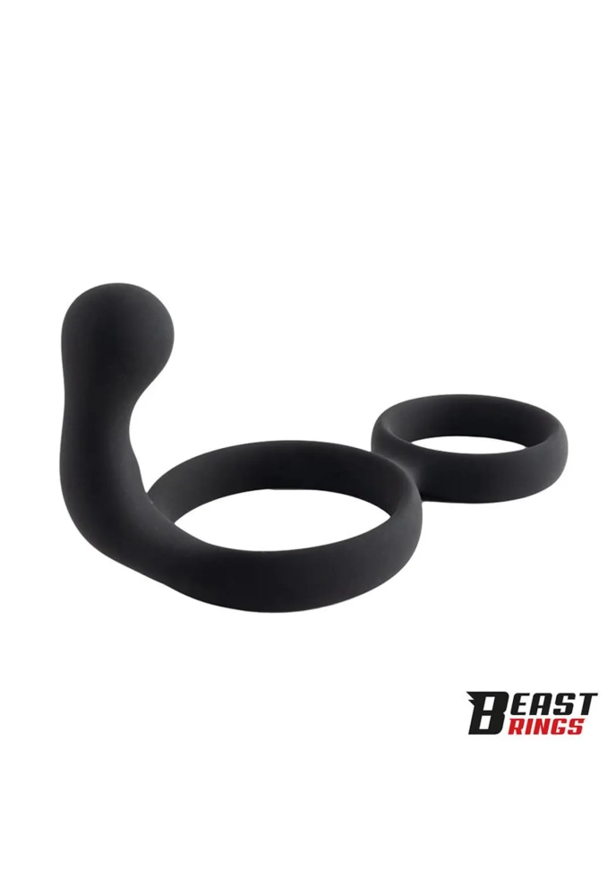 Double Penis Ring Solid Silicone 5040 mm  - podwójny pierścień erekcyjny 5.webp
