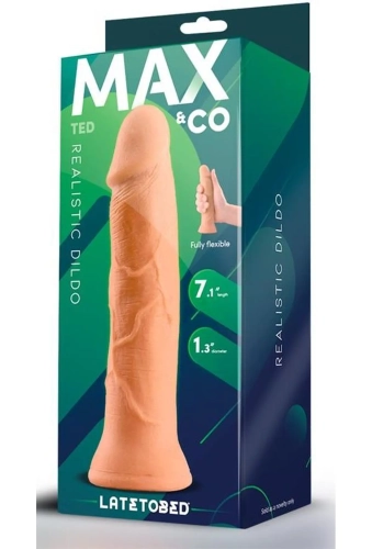 Ted 7,1 Flesh - realistyczne dildo z przyssawką