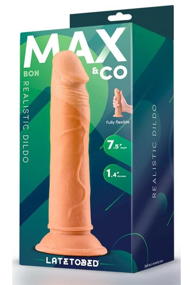 Bon 7,1 Flesh - realistyczne dildo z przyssawką 2.webp
