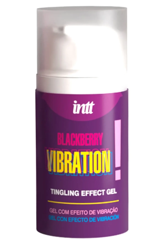 Intt Blackberry Tingling Effect Vibrating Gel 15ml - płynny wibrator.webp
