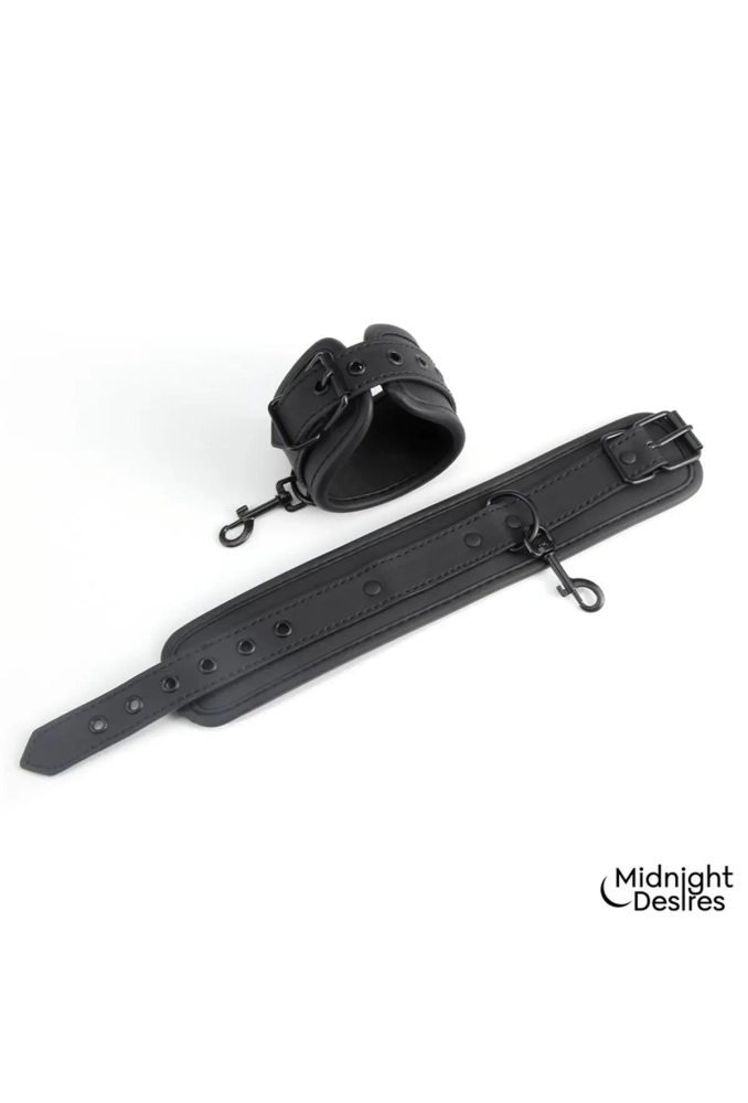 Midnight Desires Bed Restraint Set - kajdanki na łóżko 8.webp