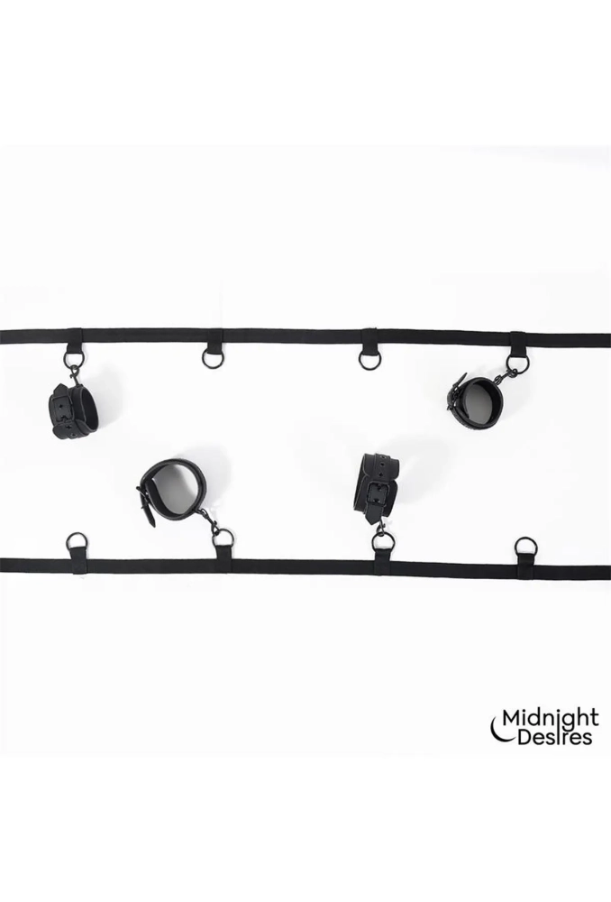 Midnight Desires Bed Restraint Set - kajdanki na łóżko 3.webp