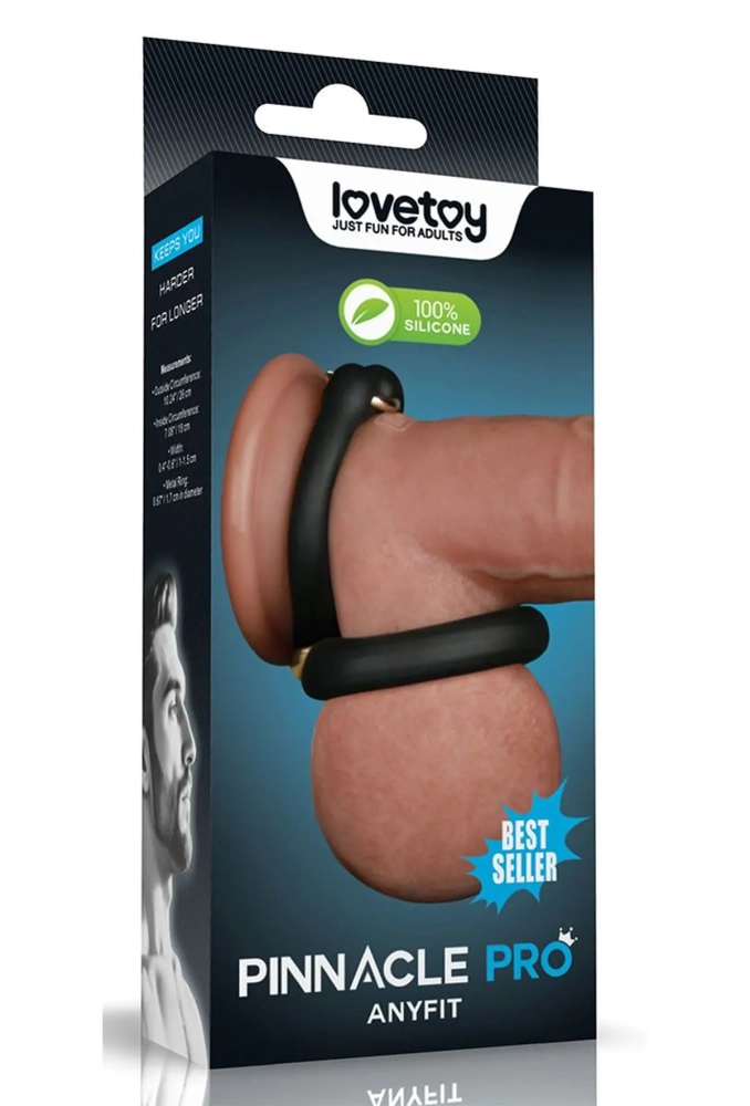 Lovetoy Pinnacle Pro Anyfit Stretcher - pierścień zaciskowy na jądra i penisa.webp
