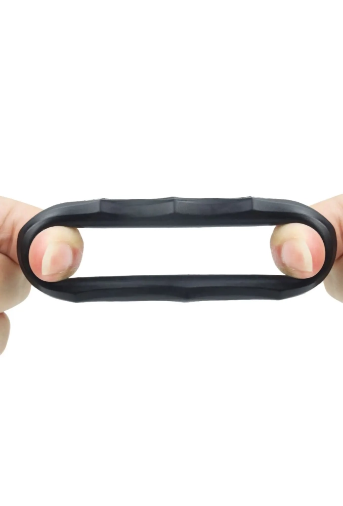 Lovetoy Power Plus Cockring Black II - pierścień erekcyjny 5.webp