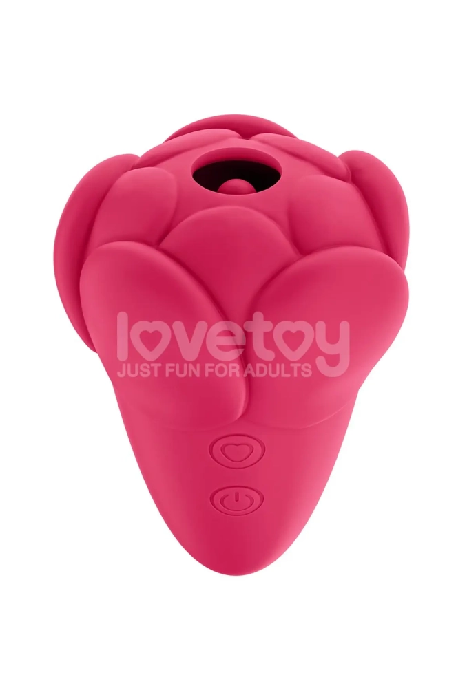 Lovetoy Flicker Rechargeable Vibrator Pink - stymulator łechtaczki falami powietrza 4.webp