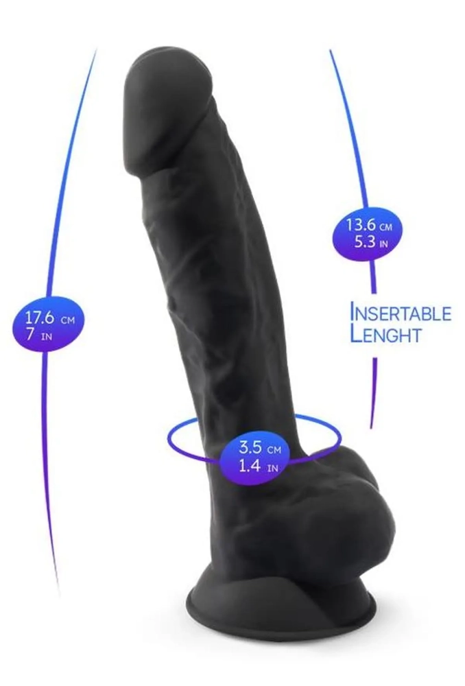 Dildo SILEXD Model 1 czarny 17,5 cm7.webp