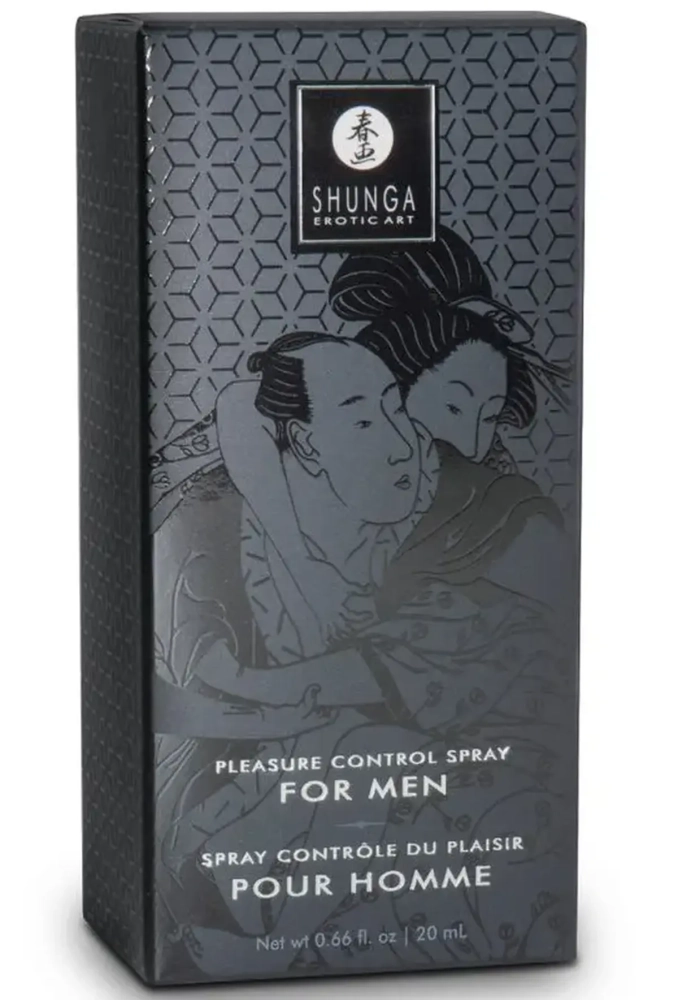 Shunga Retardant Male Natural Control Spray 20ml - spray opóźniający wytrysk.webp