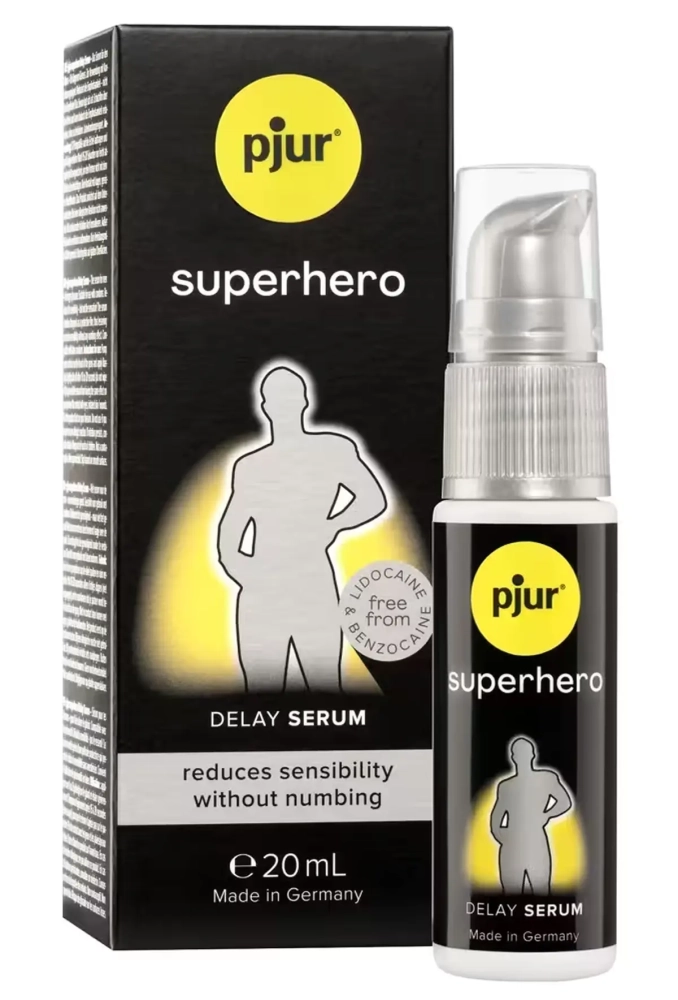 Pjur Superhero Delay Serum 20 ml - serum opóźniające wytrysk.webp