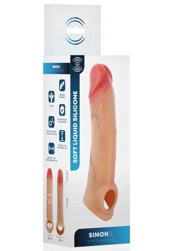 Mr.Intense Simon Penis Cover 13 cm - silikonowa przedłużka penisa