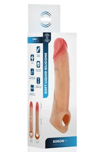 Mr.Intense Simon Penis Cover 14,5 cm - silikonowa przedłużka penisa