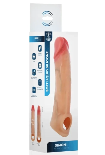 Mr.Intense Simon Penis Cover 16 cm - silikonowa przedłużka penisa