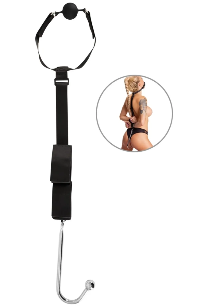 Bad Kitty Bondage Set - zestaw BDSM z hakiem analnym  3.webp