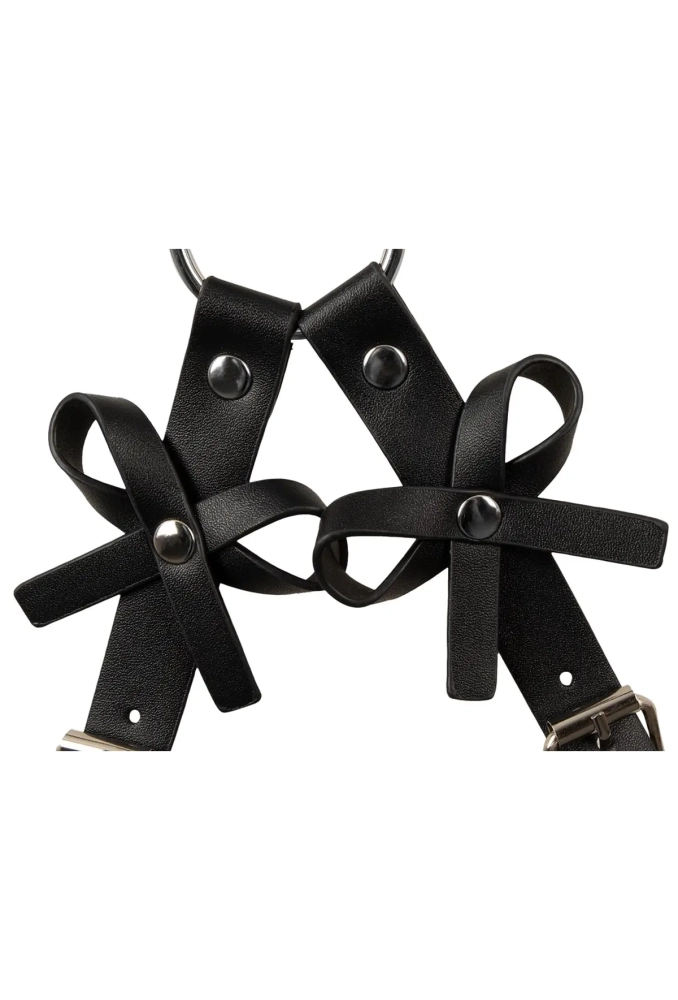 Bad Kitty Harness with Cuffs - zestaw do BDSM 7.webp