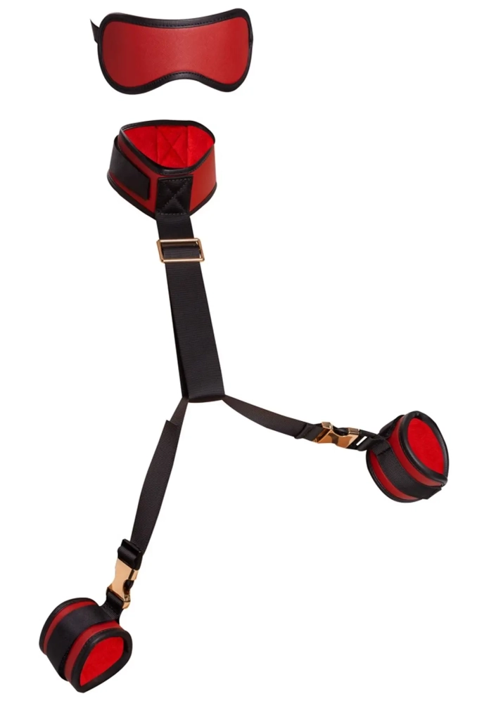 Bad Kitty Neck to Wrist Bondage Set - zestaw BDSM do krępowania 6.webp