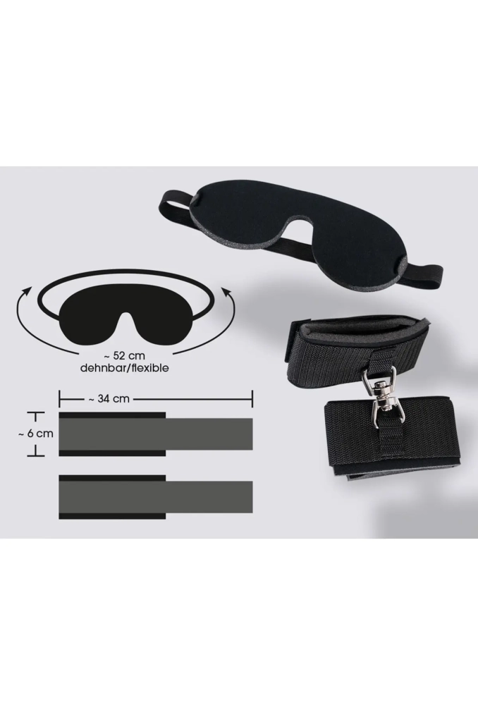 Bad Kitty Bondage Kit wit Blindfold - zestaw BDSM 4.webp