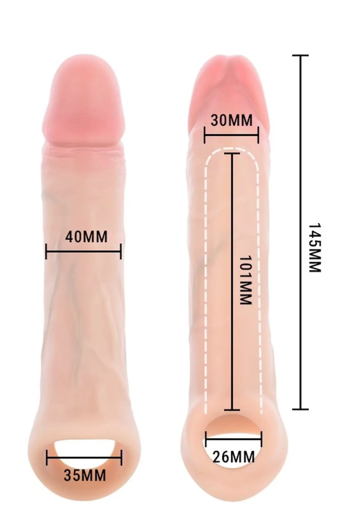 Mr.Intense Arnold M Vibrating Penis Sleeve 14,5 cm - przedłużka penisa z wibracją 6.webp