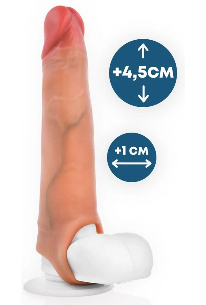 Mr.Intense Arnold L Vibrating Penis Sleeve 16 cm - przedłużka penisa z wibracją 6.webp