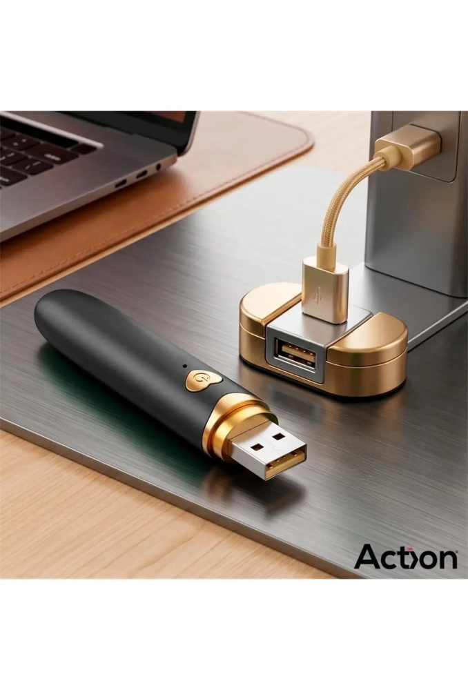Action Secret Noir Black - masażer łechtaczki wibrator 6.webp