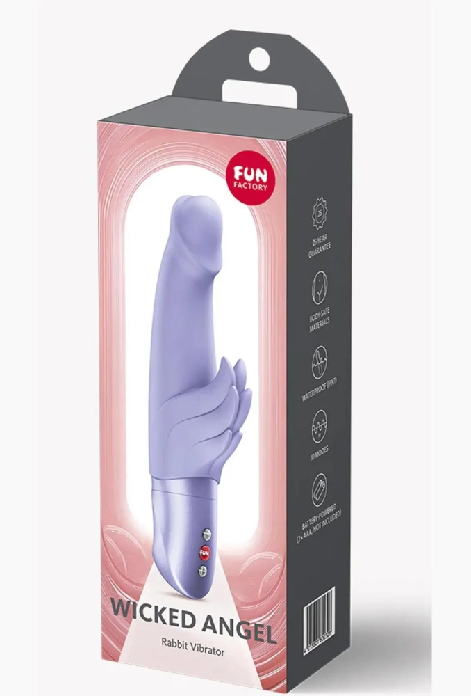 Fun Factory Wicked Angel Purple - wibrator ze stymulatorem łechtaczki2.webp