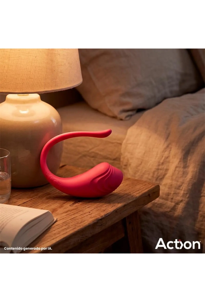 Action Luvia Pink - jajko dopochwowe z wibracjami sterowane pilotem 6.webp