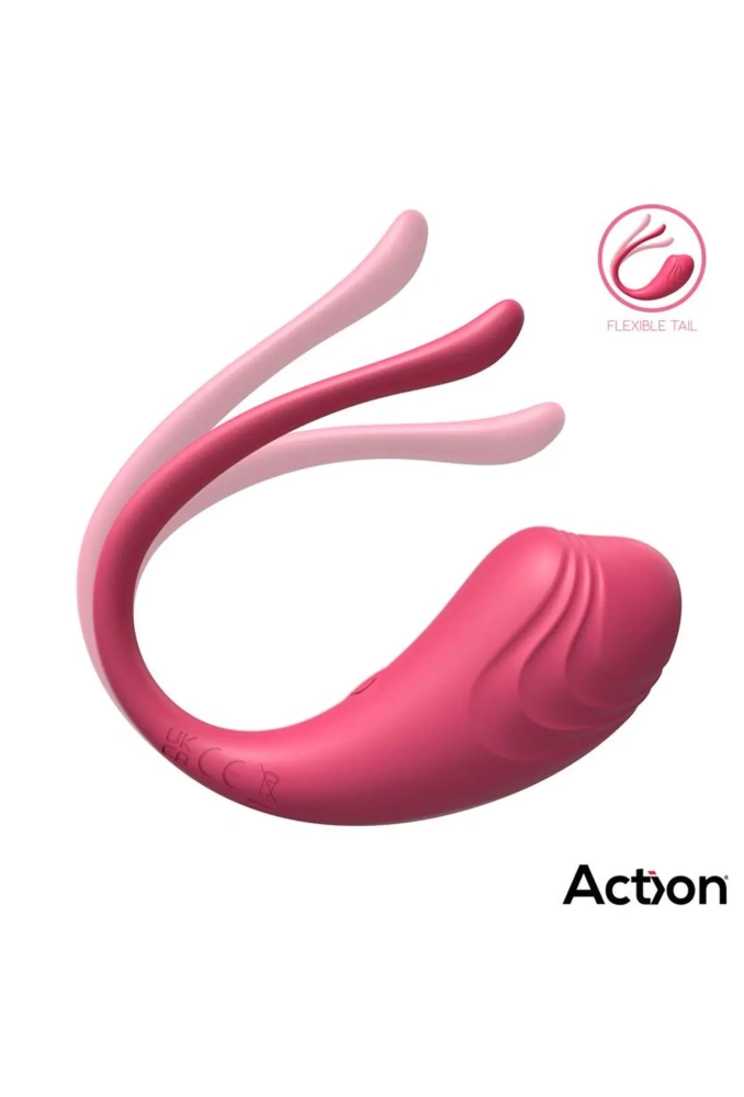 Action Luvia Pink - jajko dopochwowe z wibracjami sterowane pilotem 4.webp