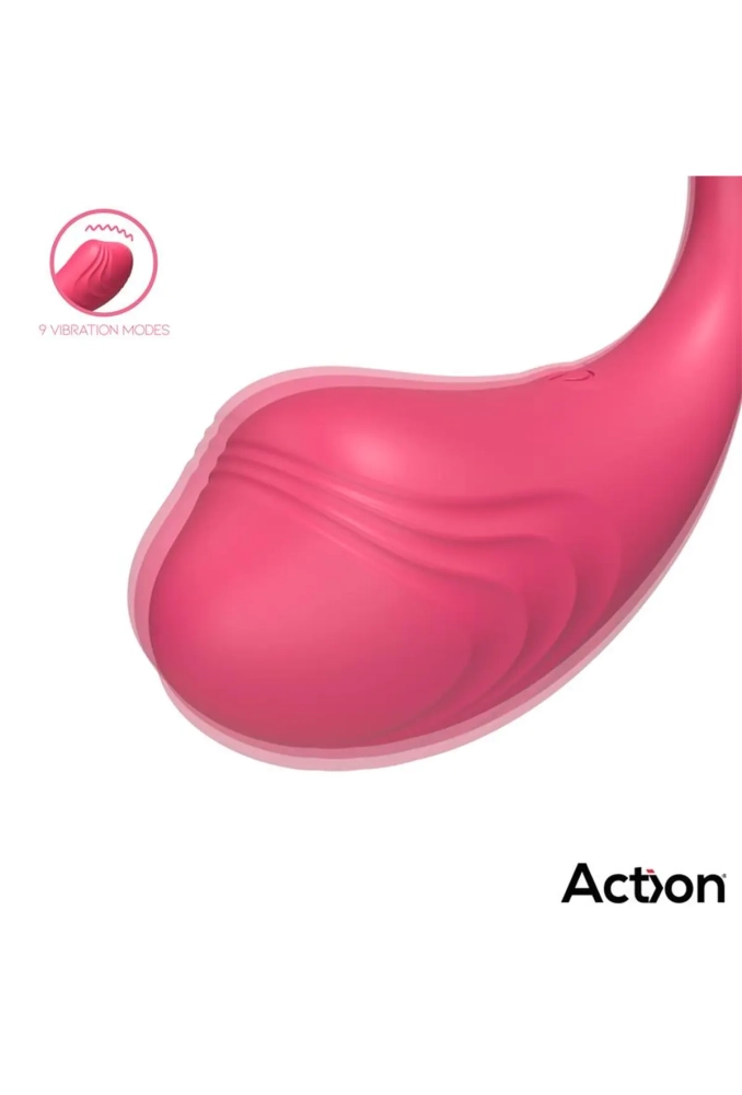 Action Luvia Pink - jajko dopochwowe z wibracjami sterowane pilotem 3.webp