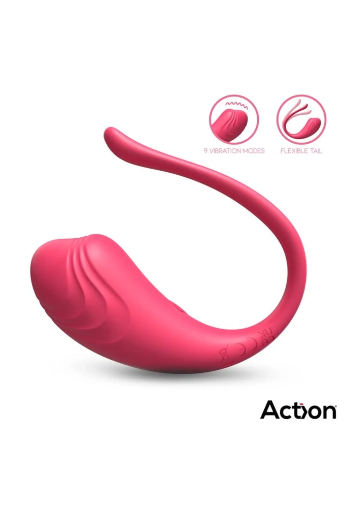 Action Luvia Pink - jajko dopochwowe z wibracjami sterowane pilotem 2.webp