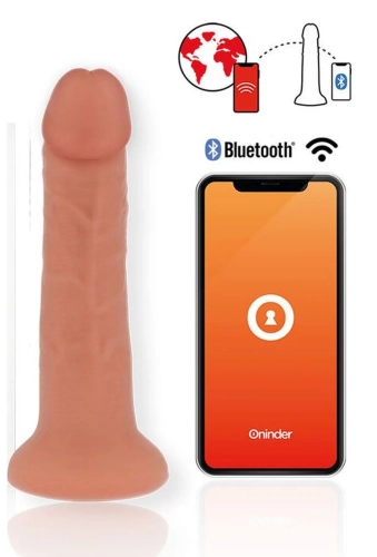 Oninder Large Bogotá - wibrujące dildo sterowane aplikacją