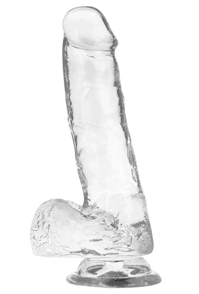 X Ray Clear Cock 18.5 cm- przezroczyste silikonowe dildo 2.webp