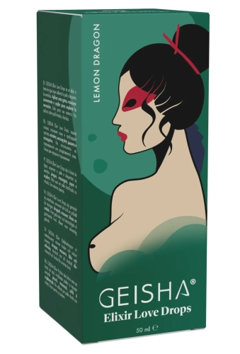 Geisha Elixir Love Drops Lemon Dragon 50 ml - krople wzmacniające doznania
