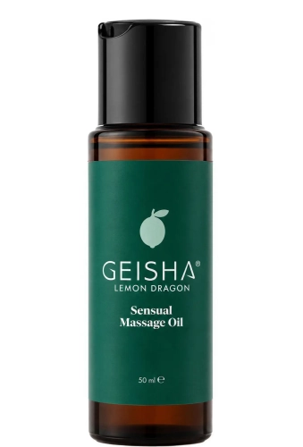 Geisha Sensual Massage Oil  Lemon Dragon 50 ml - olejek do masażu