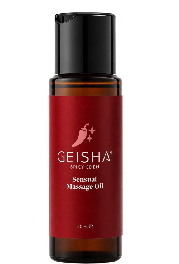 Geisha Sensual Massage Oil Spicy Eden 50 ml - olejek do masażu.webp