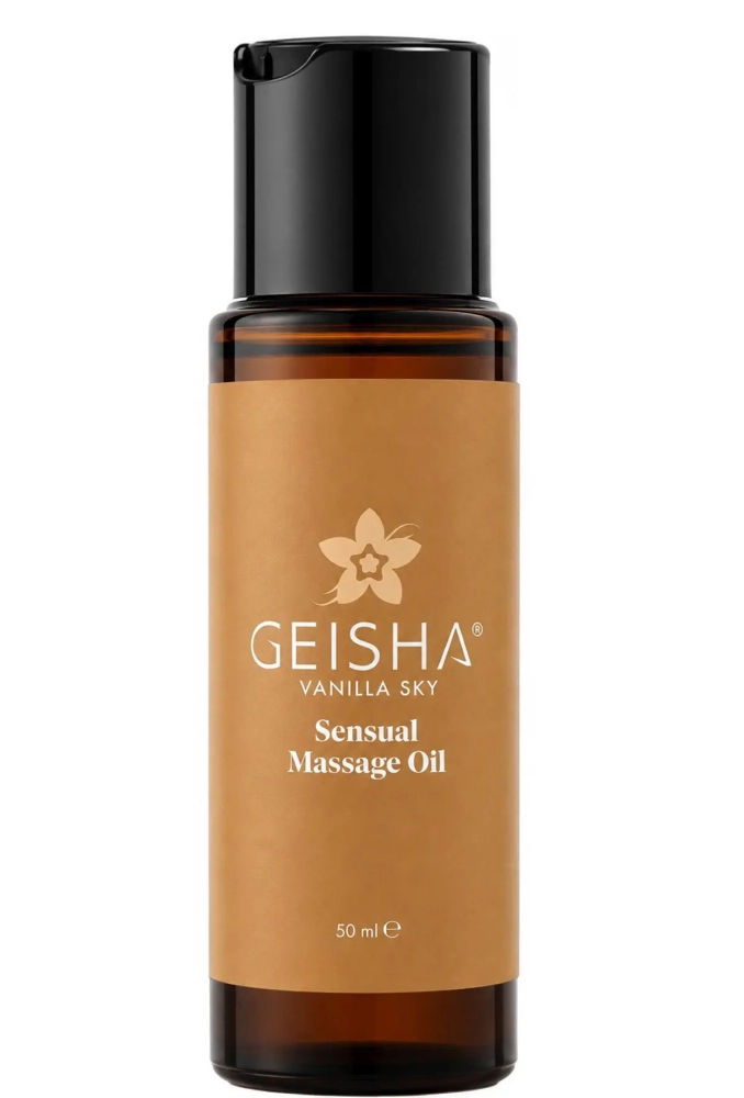 Geisha Sensual Massage Oil Vanilla Sky 50 ml - olejek do masażu 2.webp