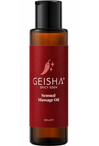 Geisha Sensual Massage Oil  Spicy Eden 200 ml - olejek do masażu
