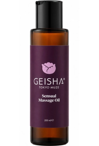 Geisha Sensual Massage Oil  Tokyo Muze 200 ml - olejek do masażu