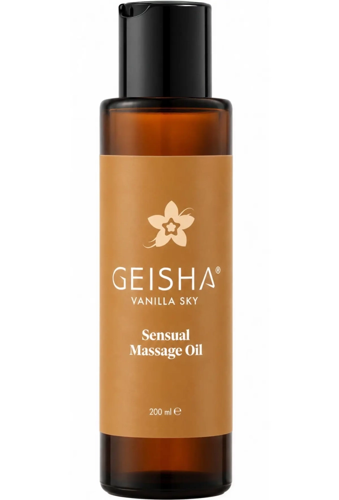 Geisha Sensual Massage Oil  Vanilla Sky 200 ml - olejek do masażu.webp