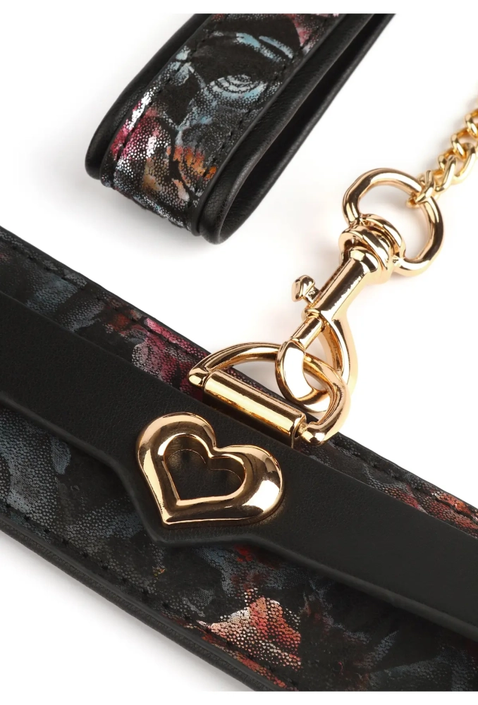 Geisha Floral Jacquard Collar & Leash - zestaw obroża i smycz 4.webp
