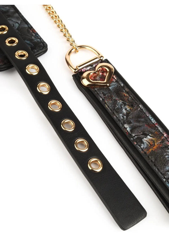 Geisha Floral Jacquard Collar & Leash - zestaw obroża i smycz 6.webp