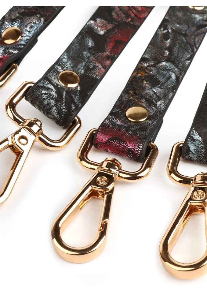 Geisha Floral Jacquard Hogtie - krzyżak do kajdanek 4.webp