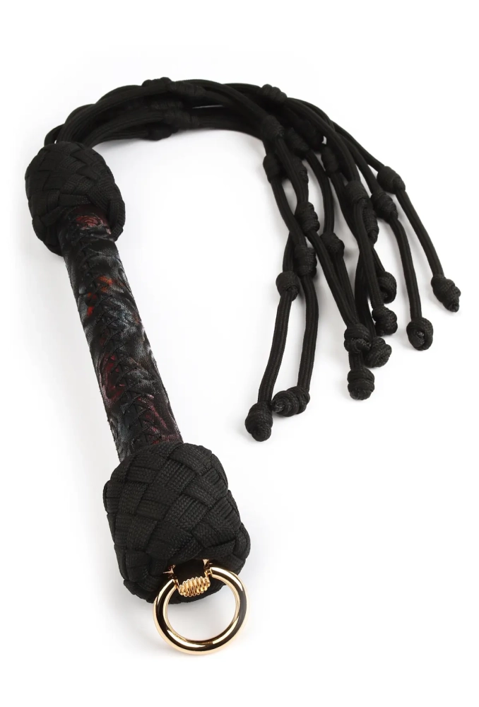 Geisha Floral Jacquard Bloom Bud Flogger - pejcz 3.webp
