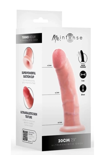 Mr. Intense Terence Medium Dildo 20 cm - dildo z płynnego silikonu