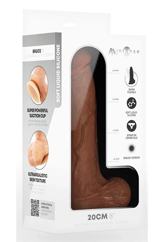 Mr.Intense Bruce M Dildo 20 cm - dildo z płynnego silikonu.webp