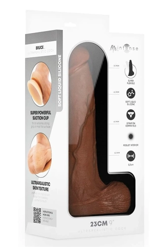 Mr.Intense Bruce L Dildo 23 cm - dildo z płynnego silikonu