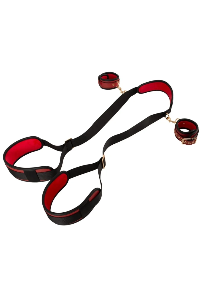 Bad Kitty NeckThigh Restraint Set - kajdanki na uda i ręce 4.webp