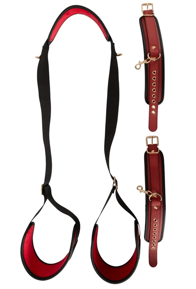 Bad Kitty NeckThigh Restraint Set - kajdanki na uda i ręce 7.webp