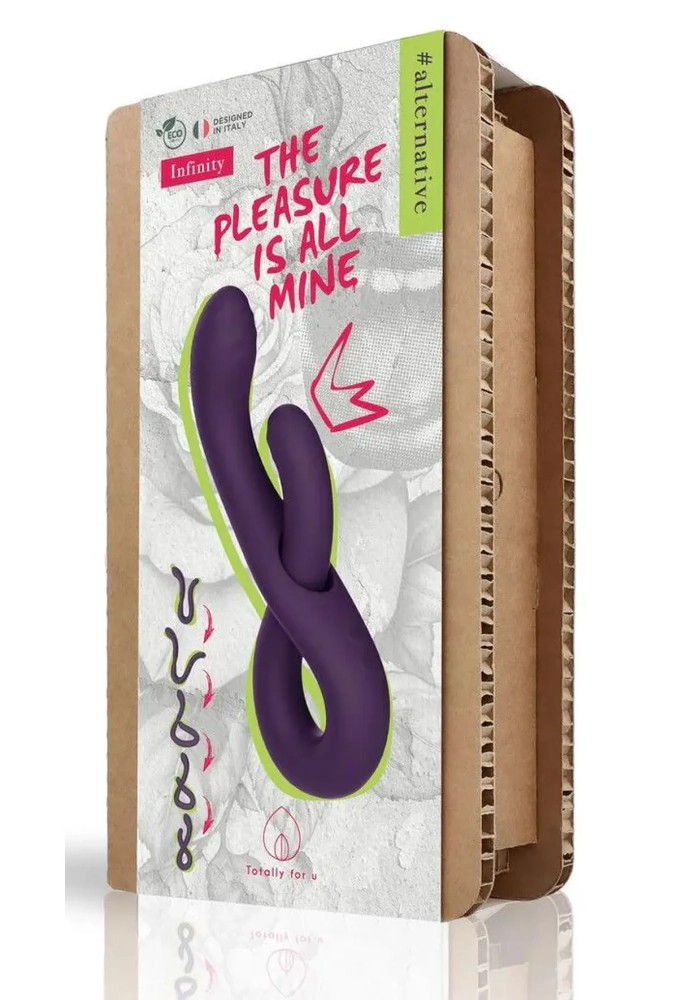 Totaly For U Infinity Purple - podwójny wibrator 5.webp